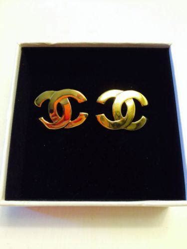 fake chanel stud earrings ebay